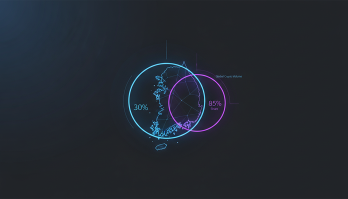 South Korea Drives 30% of Global Crypto Volume, with Altcoins at 85% Share