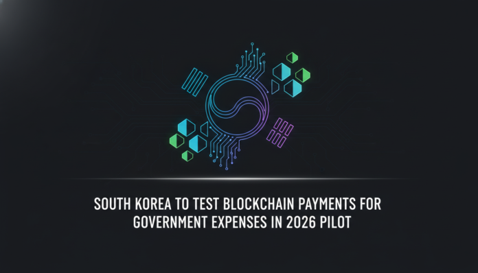 South Korea to Test Blockchain Payments for Government Expenses in 2026 Pilot