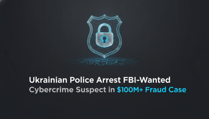 Ukrainian Police Arrest FBI-Wanted Cybercrime Suspect in $100M+ Fraud Case