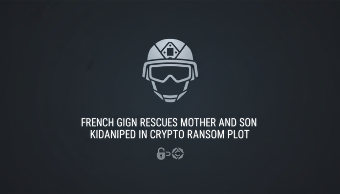 French GIGN rescues mother and son kidnapped in crypto ransom plot