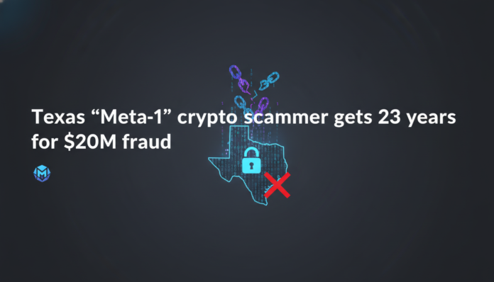 Texas ‘Meta-1’ crypto scammer gets 23 years for $20M fraud