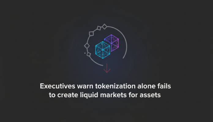 Executives warn tokenization alone fails to create liquid markets for assets