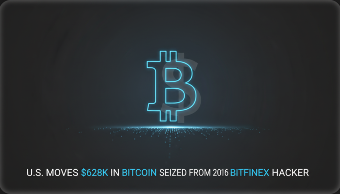 U.S. Moves $628K in Bitcoin Seized From 2016 Bitfinex Hacker
