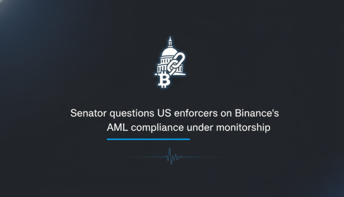 Senator questions US enforcers on Binance's AML compliance under monitorship