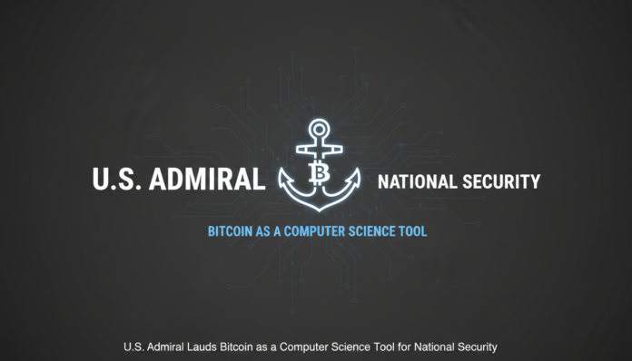 U.S. Admiral Lauds Bitcoin as a Computer Science Tool for National Security