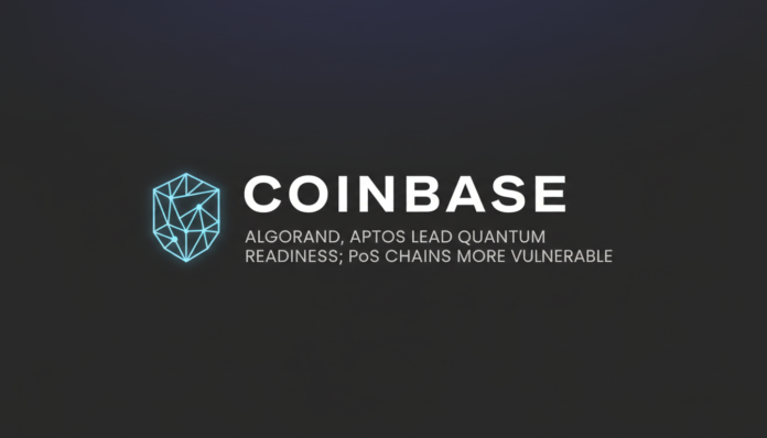Coinbase: Algorand, Aptos Lead Quantum Readiness; PoS Chains More Vulnerable