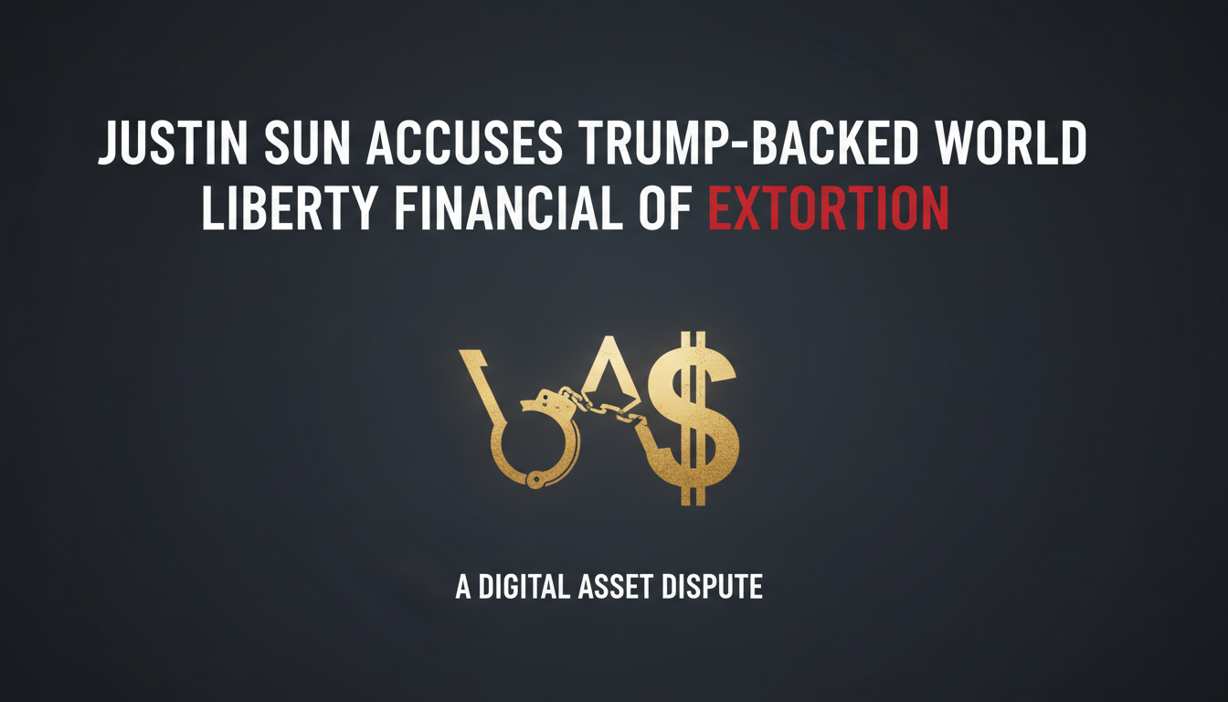 Justin Sun sues Trump-backed World Liberty Financial, alleges extortion