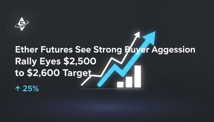 Ether Futures See Strong Buyer Aggression, Rally Eyes $2,500 to $2,600 Target