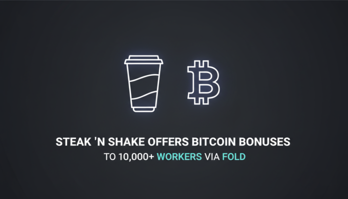 Steak 'n Shake Offers Bitcoin Bonuses to 10,000+ Workers via Fold