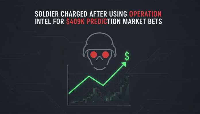 Soldier Charged After Using Operation Intel for $409K Prediction Market Bets