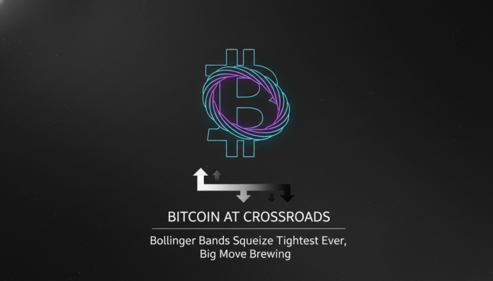 Bitcoin at Crossroads as Bollinger Bands Squeeze Tightest Ever, Big Move Brewing