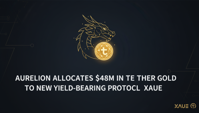 Aurelion Allocates $48M in Tether Gold to New Yield-Bearing Protocol XAUE