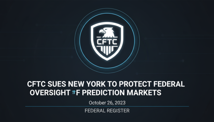 CFTC Sues New York to Protect Federal Oversight of Prediction Markets
