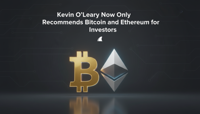 Kevin O'Leary Now Only Recommends Bitcoin and Ethereum for Investors