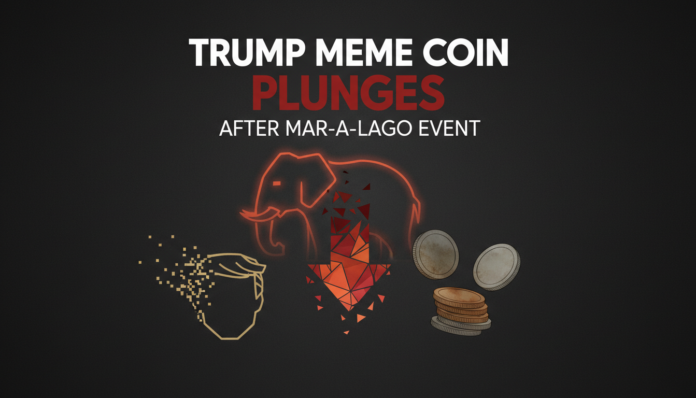 Trump Meme Coin Plunges After Mar-a-Lago Event