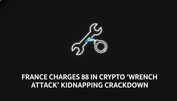 France charges 88 in crypto 'wrench attack' kidnapping crackdown