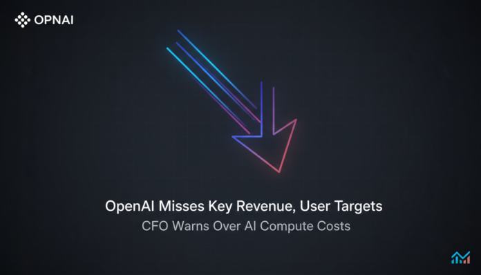 OpenAI Misses Key Revenue, User Targets as CFO Warns Over AI Compute Costs
