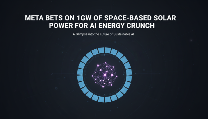Meta Bets on 1GW of Space-Based Solar Power for AI Energy Crunch.
