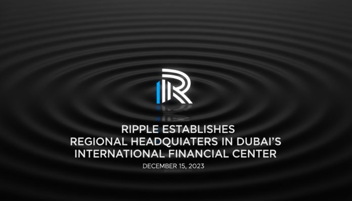 Ripple Establishes Regional Headquarters in Dubai’s International Financial Center