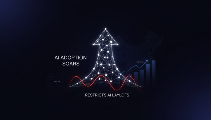 AI Adoption Soars Among High Earners as China Court Restricts AI Layoffs