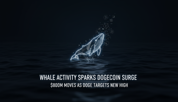 Whale Activity Sparks Dogecoin Surge: $800M Moves As DOGE Targets New High