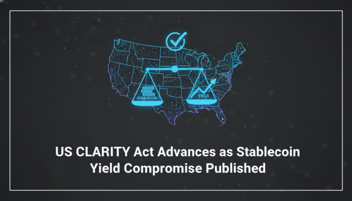 US CLARITY Act Advances as Stablecoin Yield Compromise Published
