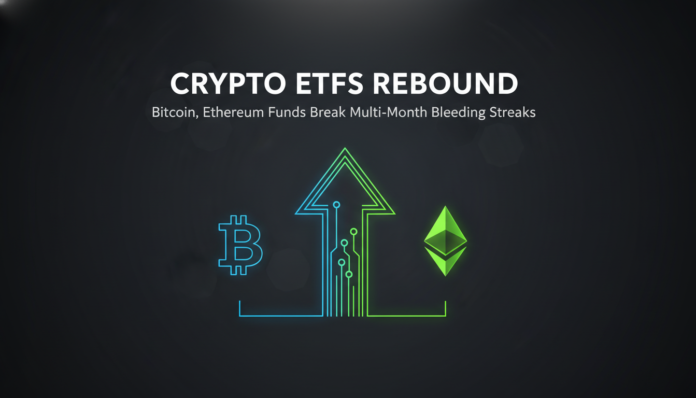 Crypto ETFs Rebound: Bitcoin, Ethereum Funds Break Multi-Month Bleeding Streaks