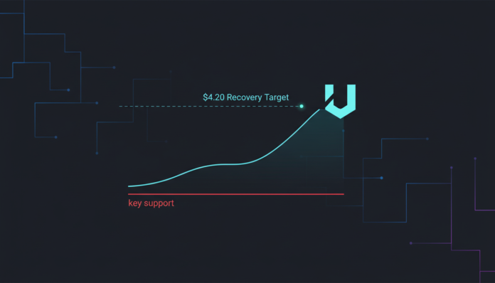 Uniswap Tests Key Support, Analysts Eye $4.20 Recovery Target