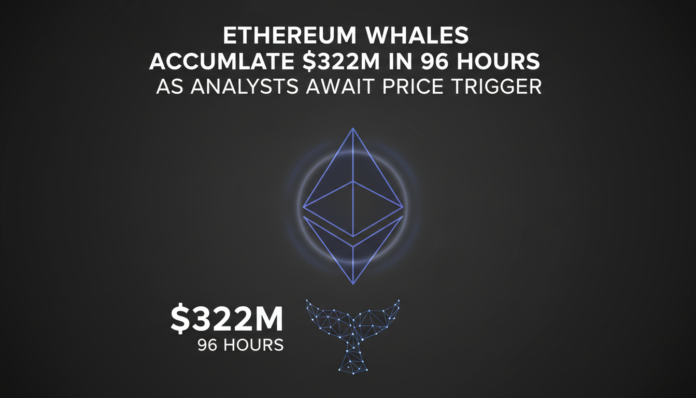 Ethereum Whales Accumulate $322M in 96 Hours as Analysts Await Price Trigger