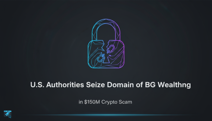 U.S. Authorities Seize Domain of BG Wealth Sharing in $150M Crypto Scam