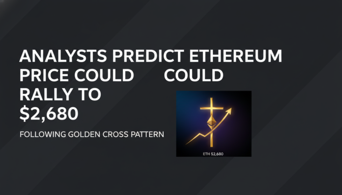 Analysts Predict Ethereum Price Could Rally to $2,680 Following Golden Cross Pattern