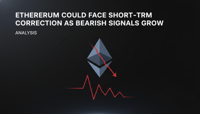 Ethereum Could Face Short-Term Correction as Bearish Signals Grow