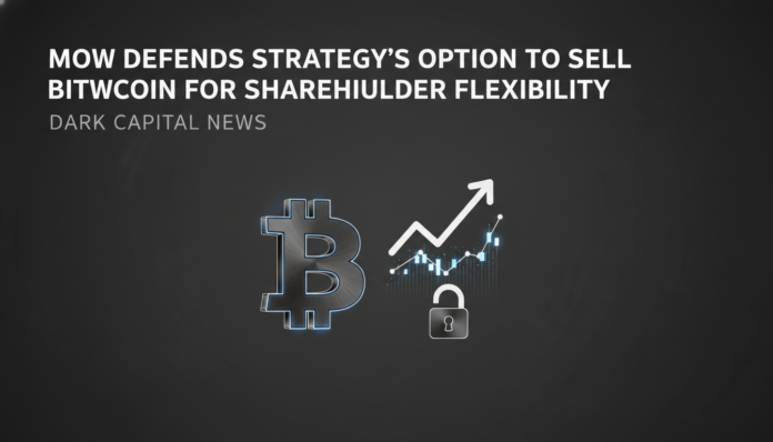 Mow Defends Strategy’s Option to Sell Bitcoin for Shareholder Flexibility