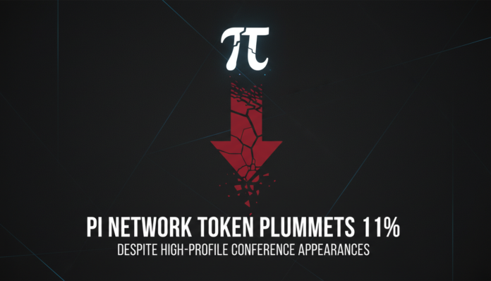 Pi Network Token Plummets 11% Despite High-Profile Conference Appearances