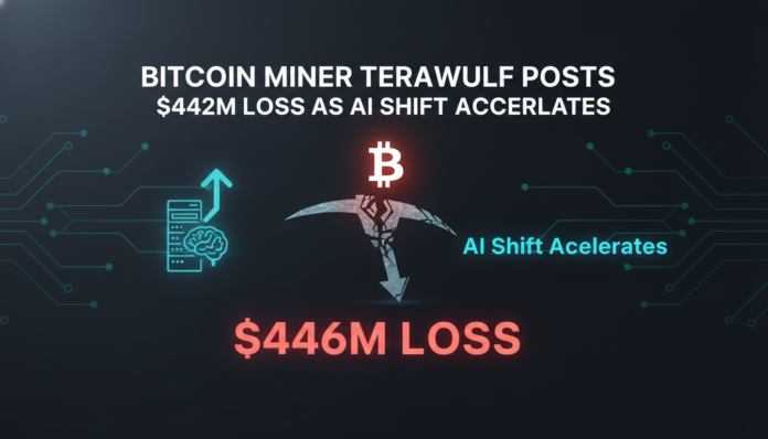 Bitcoin Miner TeraWulf Posts $446M Loss as AI Shift Accelerates