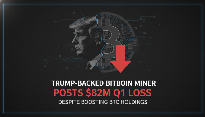 Trump-Backed Bitcoin Miner Posts $82M Q1 Loss Despite Boosting BTC Holdings