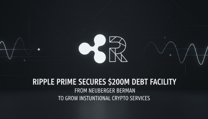 Here is the news title based on the image and article:

Ripple Prime Secures $200M Debt Facility From Neuberger Berman To Grow Institutional Crypto Services
