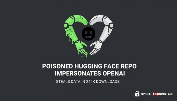 Poisoned Hugging Face Repo Impersonates OpenAI, Steals Data in 244K Downloads