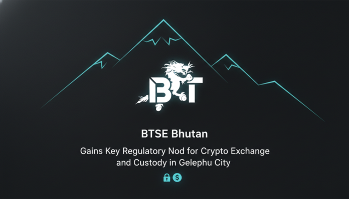 BTSE Bhutan Gains Key Regulatory Nod for Crypto Exchange and Custody in Gelephu City