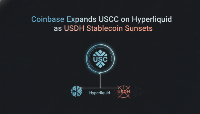 Coinbase Expands USDC on Hyperliquid as USDH Stablecoin Sunsets