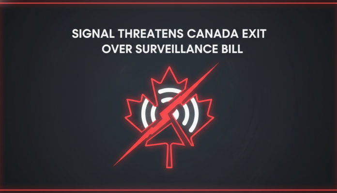 Signal Threatens Canada Exit Over Surveillance Bill