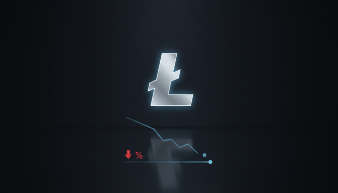 Litecoin Price Dips to $56.22 as Open Interest Falls 3.24%