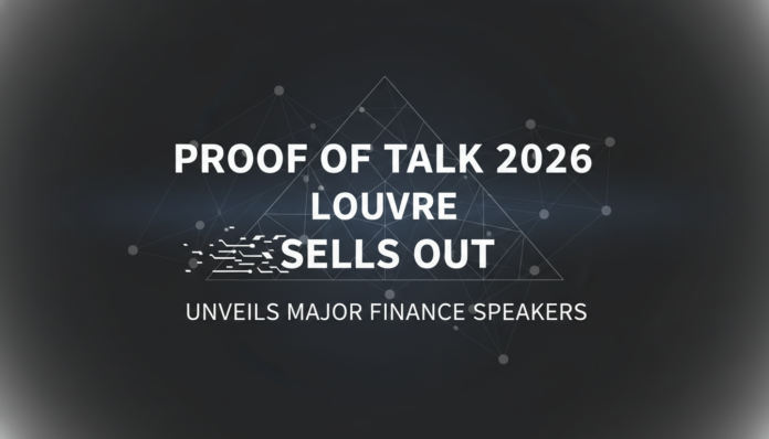 Proof of Talk 2026 at Louvre Sells Out, Unveils Major Finance Speakers