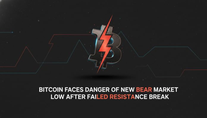 Bitcoin Faces Danger of New Bear Market Low After Failed Resistance Break