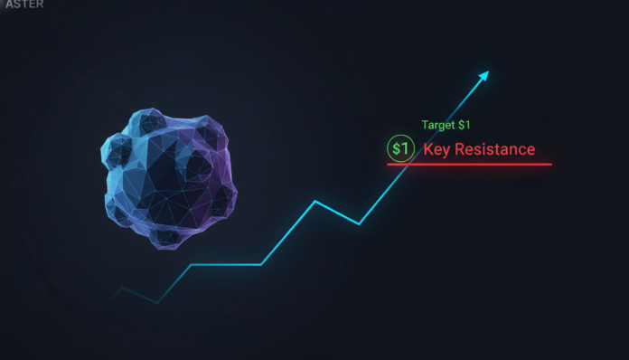 Crypto Token ASTER Nears Key Resistance; Bulls Eye $1 Target on Breakout