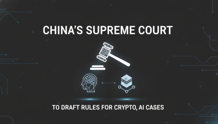 China’s Supreme Court to Draft Rules for Crypto, AI Cases
