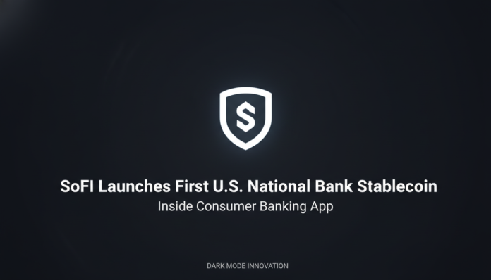 SoFi Launches First U.S. National Bank Stablecoin Inside Consumer Banking App
