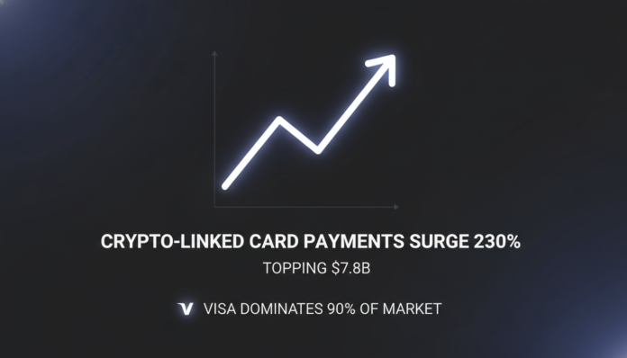 Crypto-Linked Card Payments Surge 230%, Topping $7.8B as Visa Dominates 90% of Market