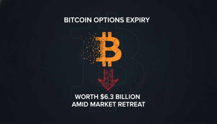 Bitcoin Options Expiry Worth $6.3 Billion Amid Market Retreat