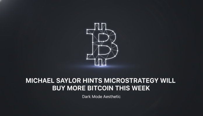 Michael Saylor Hints MicroStrategy Will Buy More Bitcoin This Week
